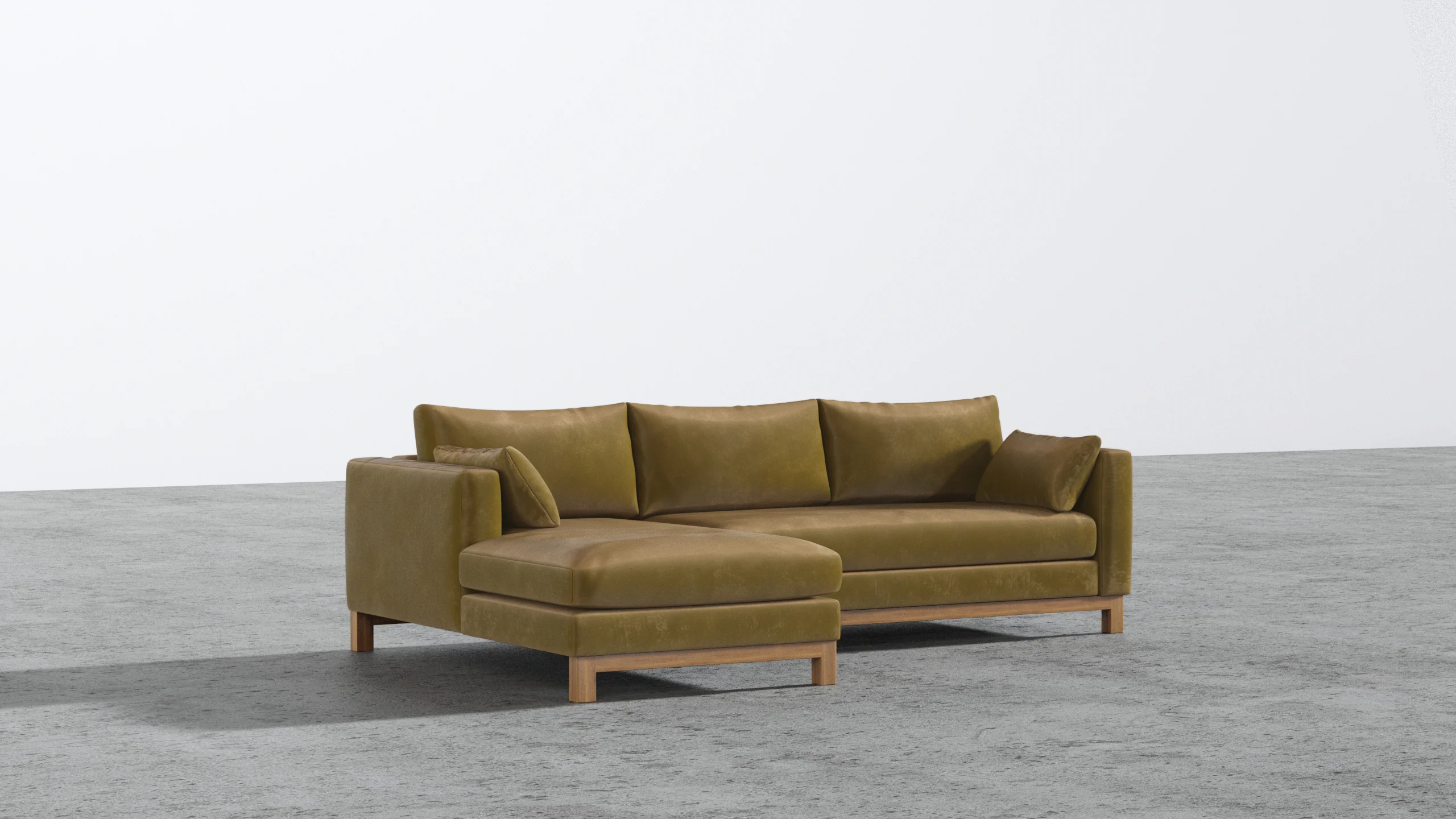 Oak Studio Sectional - Image 8