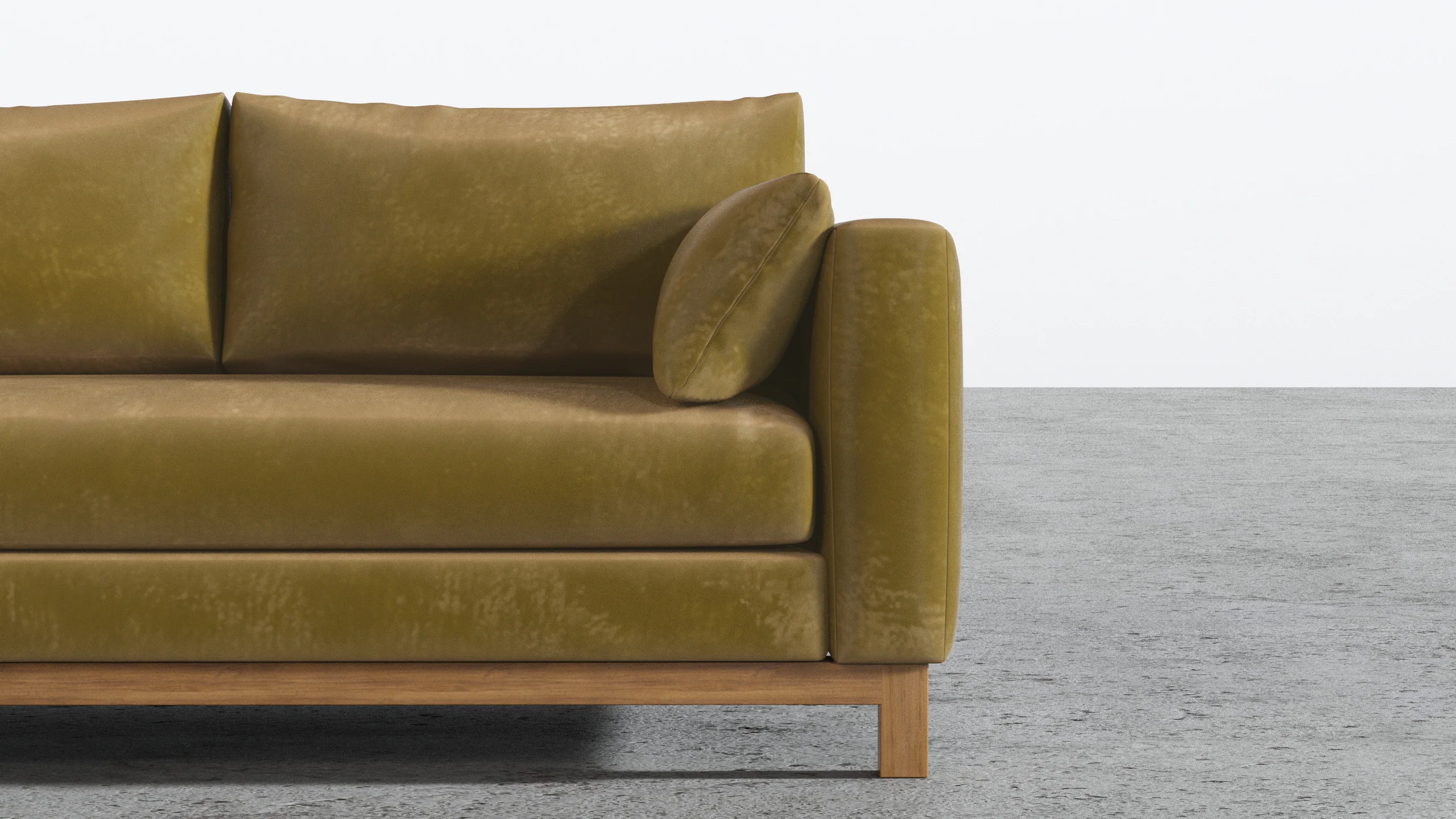 Oak Studio Sectional - Image 9