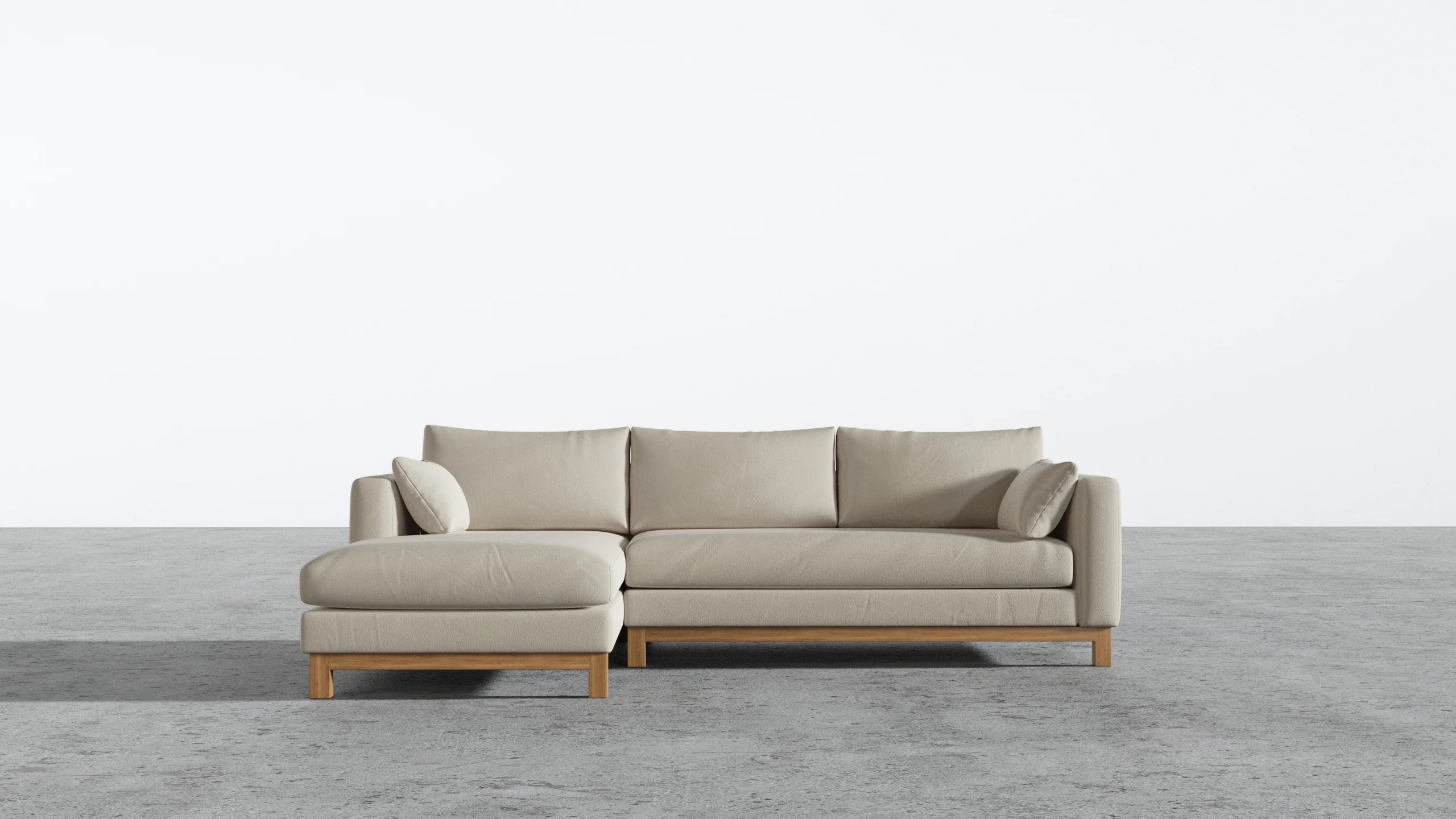 Oak Studio Sectional - Image 13