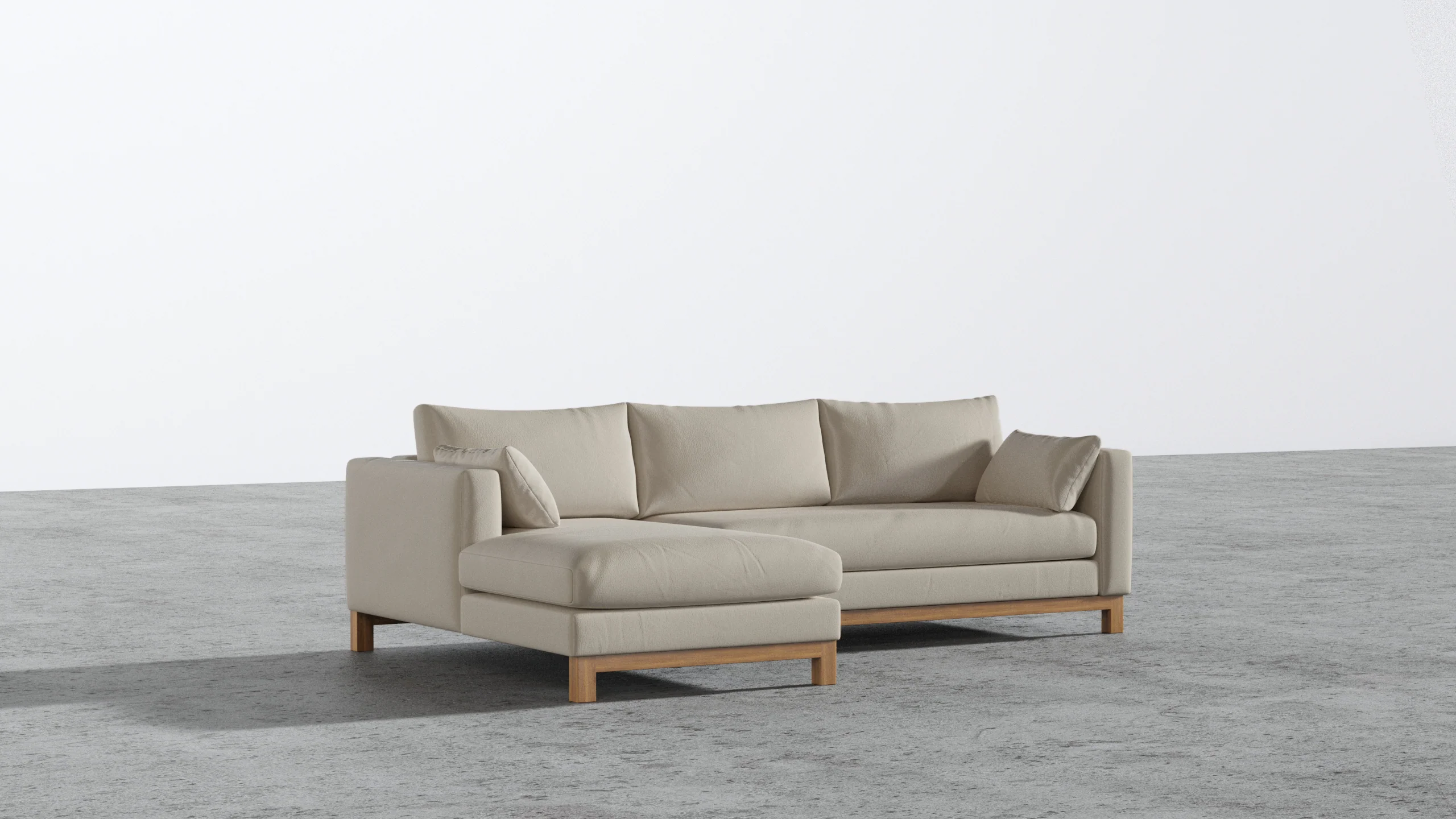 Oak Studio Sectional - Image 14