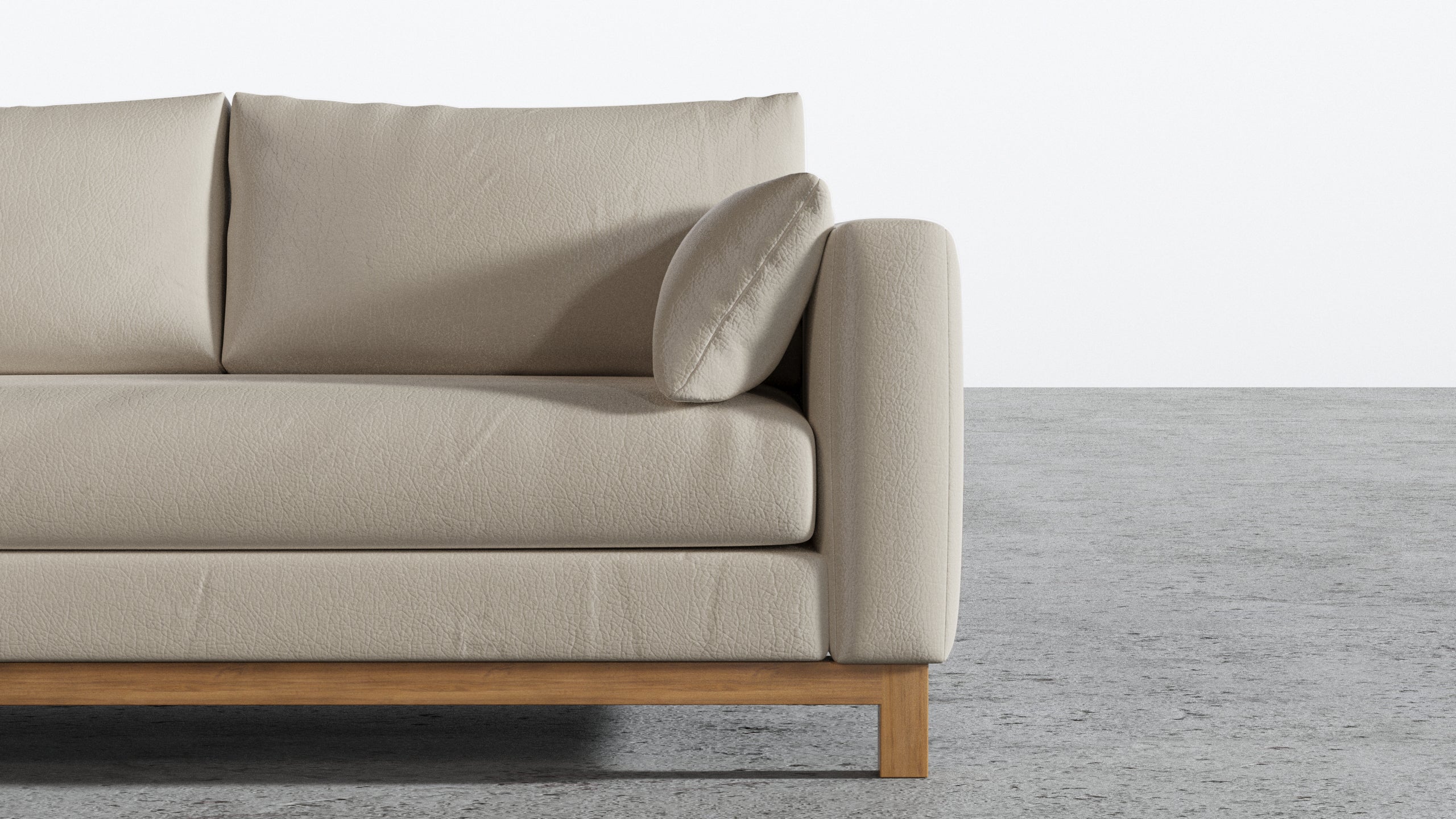 Oak Studio Sectional - Image 15
