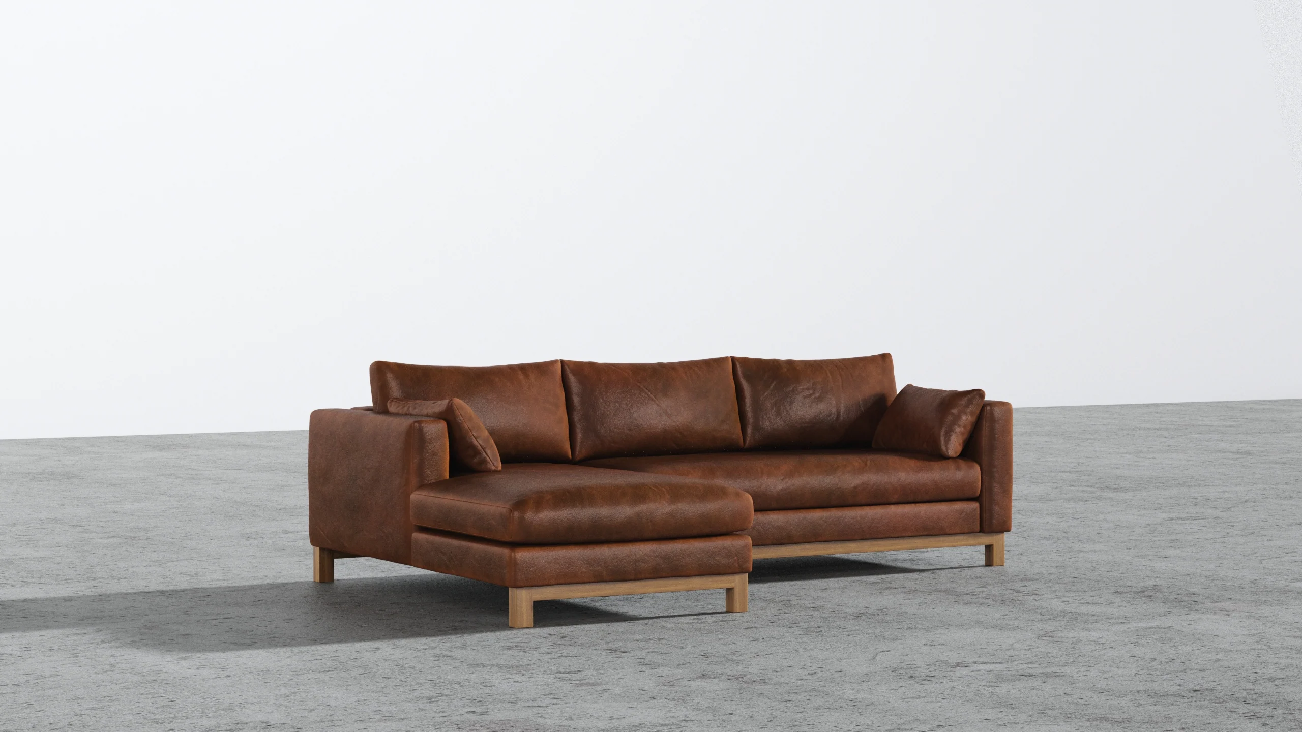 Oak Studio Sectional - Image 26