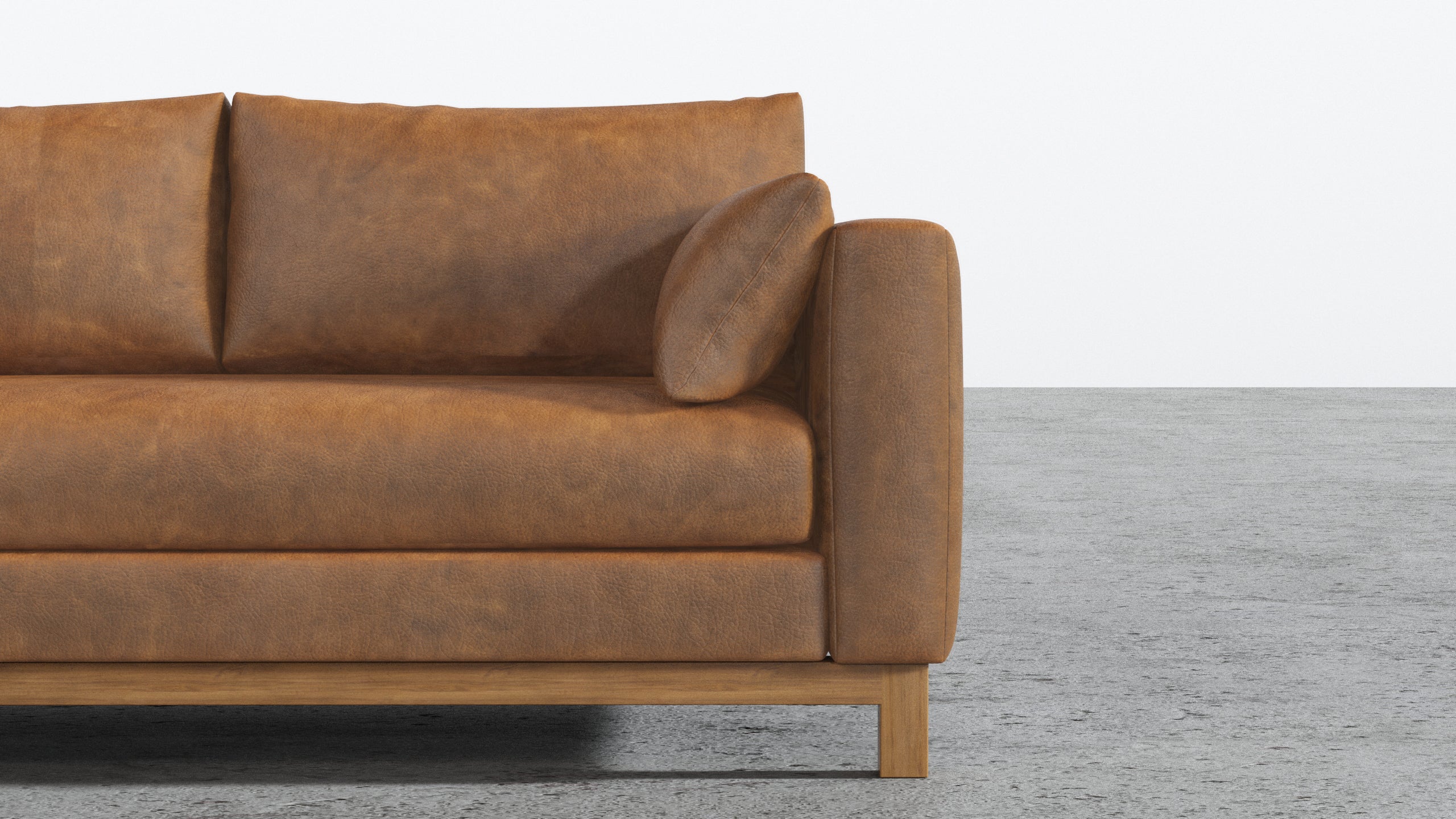 Oak Studio Sectional - Image 3
