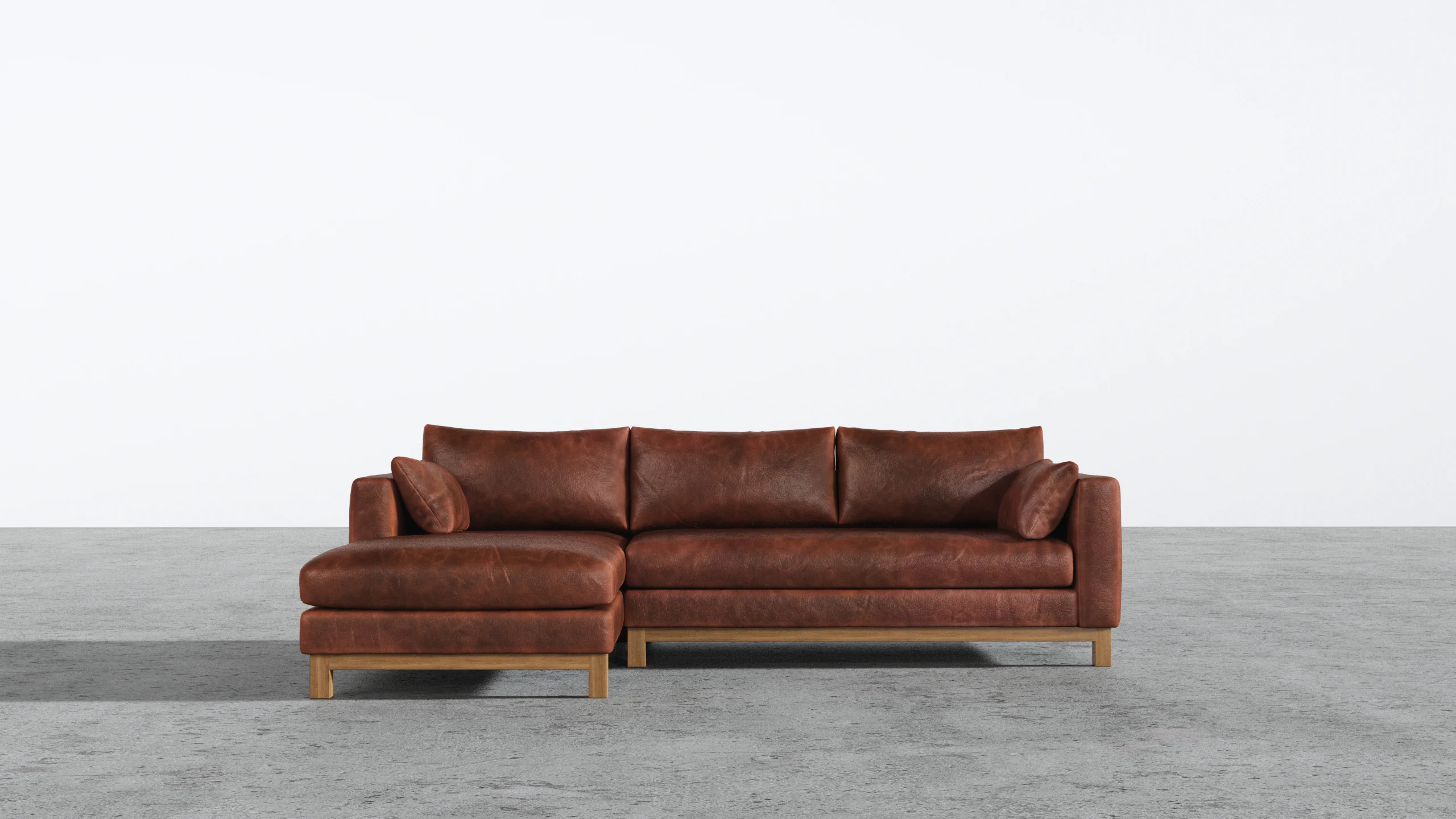 Oak Studio Sectional - Image 31