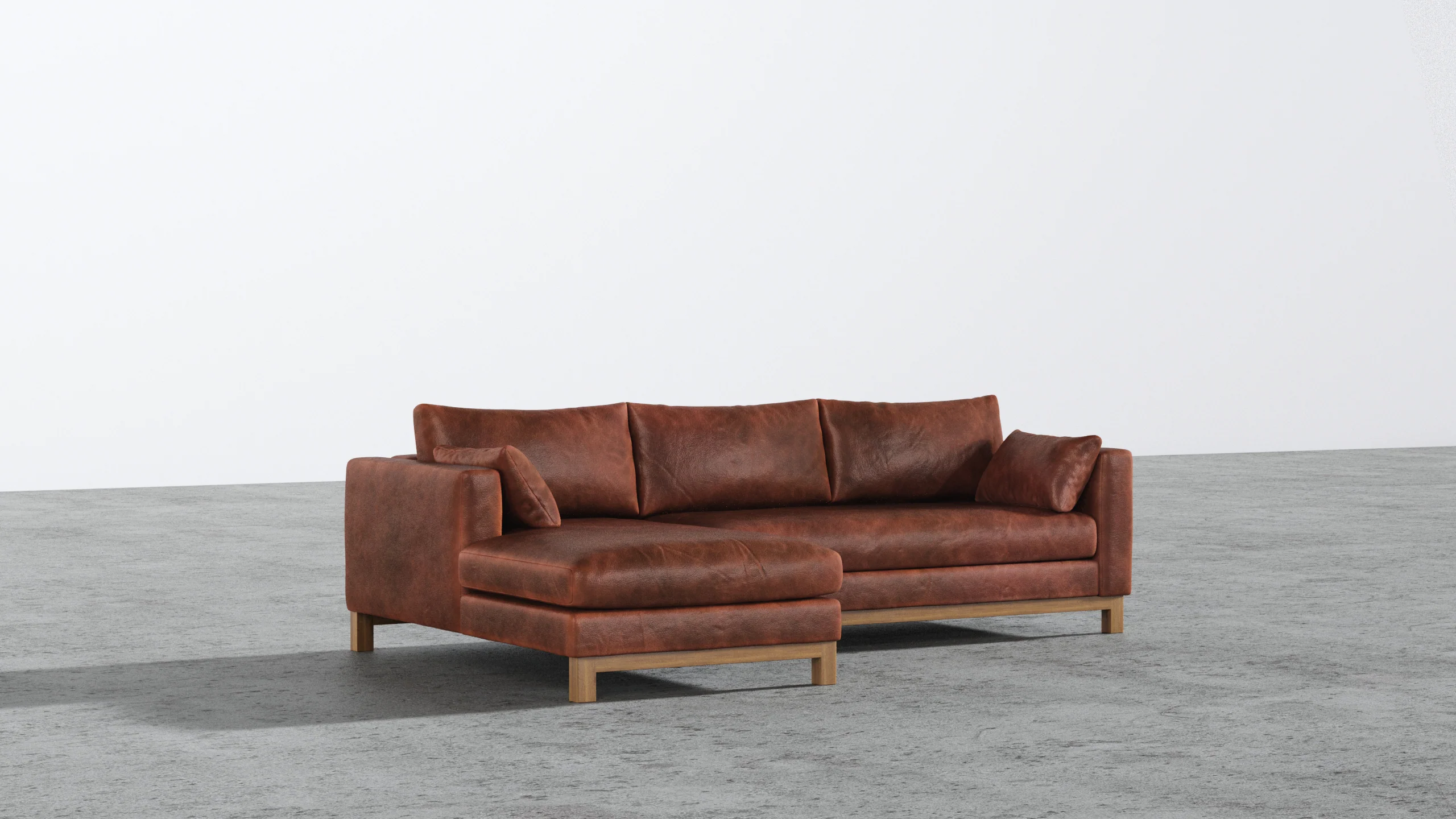 Oak Studio Sectional - Image 32
