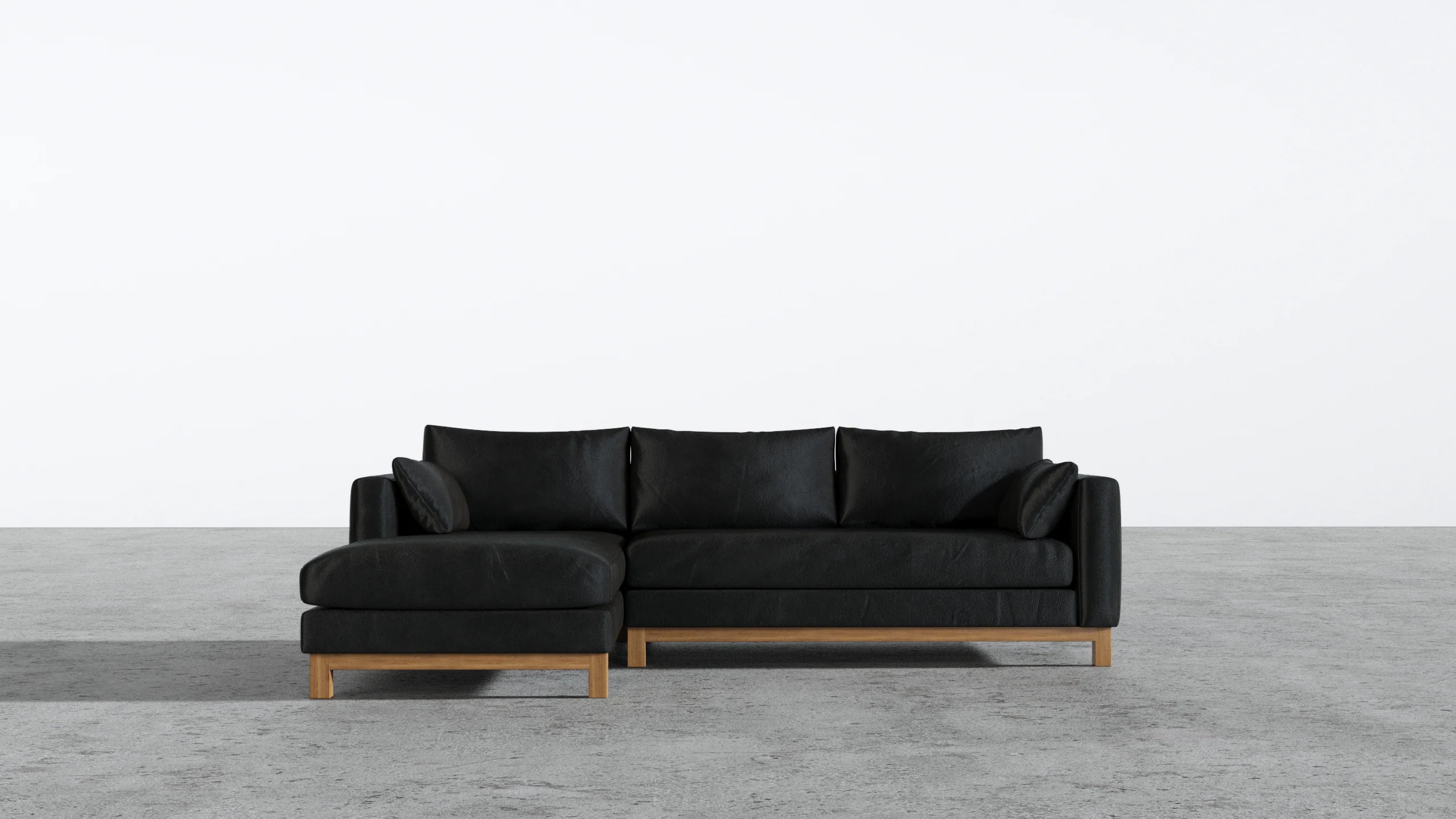 Oak Studio Sectional - Image 7