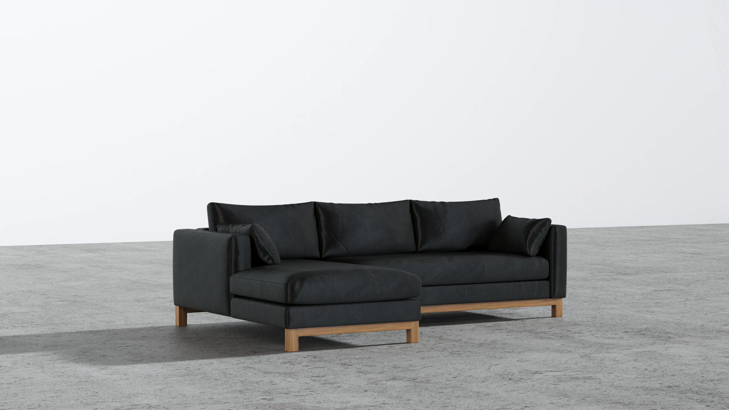 Oak Studio Sectional - Image 8