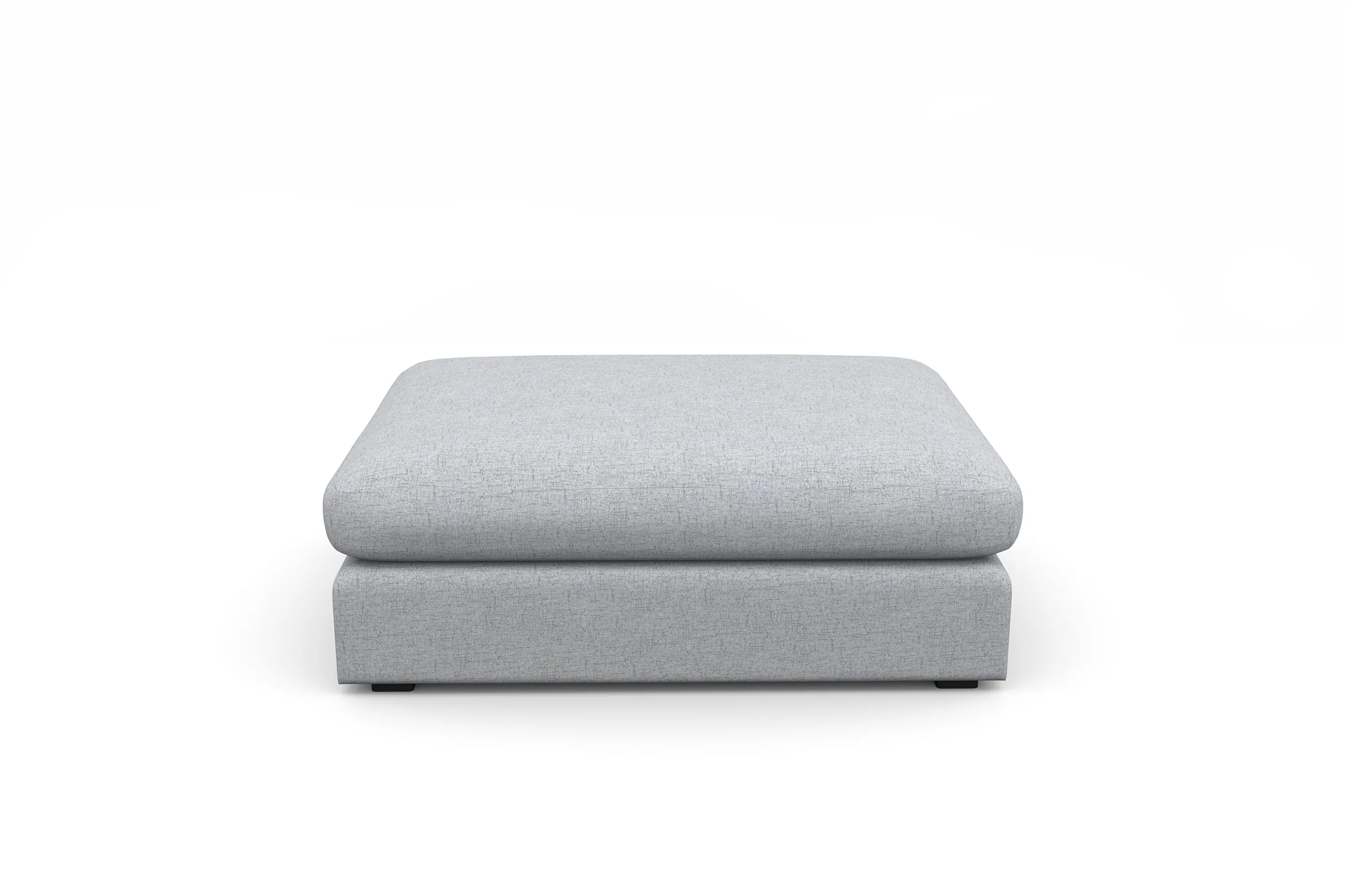 Titan Silver Grey 80" Sofa & Ottoman - Image 7