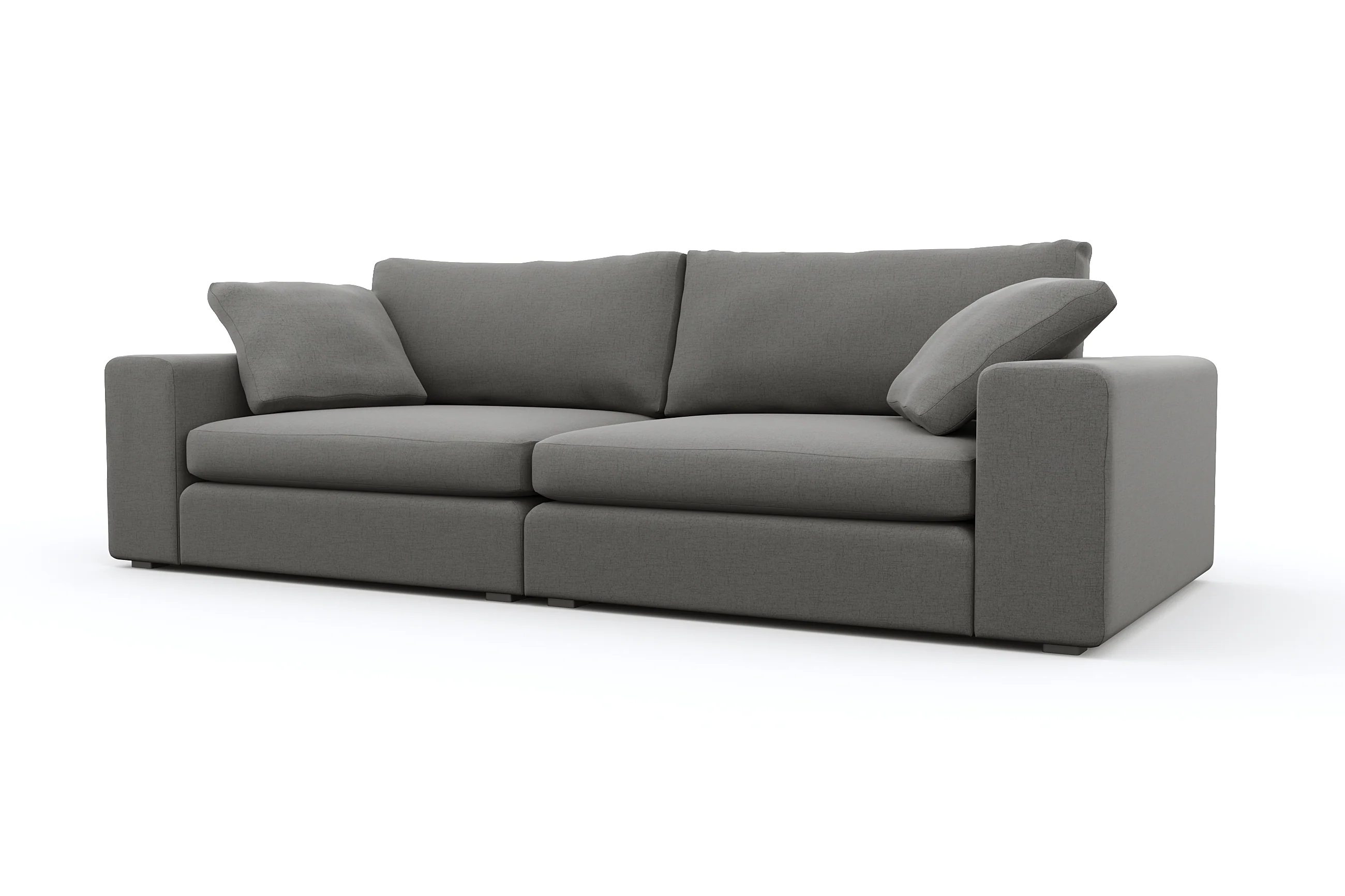 Titan Libby Grey 80" Sofa & 2 Grand Chairs - Image 3