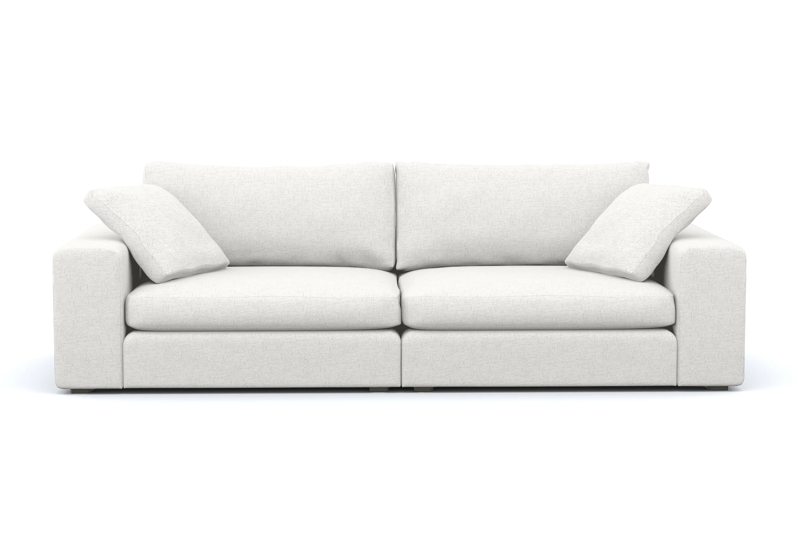 Titan Libby Grey 80" Sofa & Ottoman - Image 16