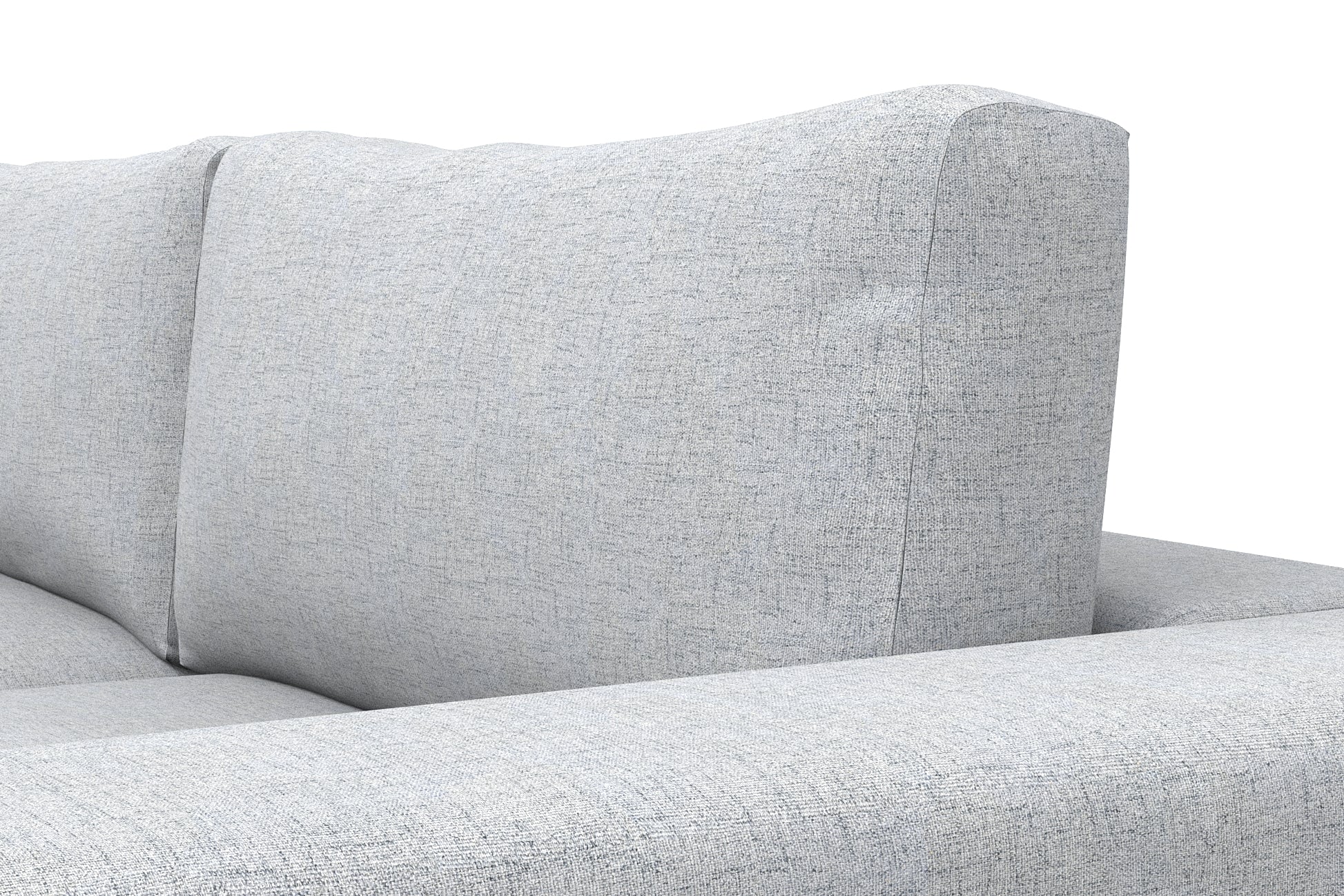 Titan Silver Grey 80" Sofa & 2 Grand Chairs - Image 9
